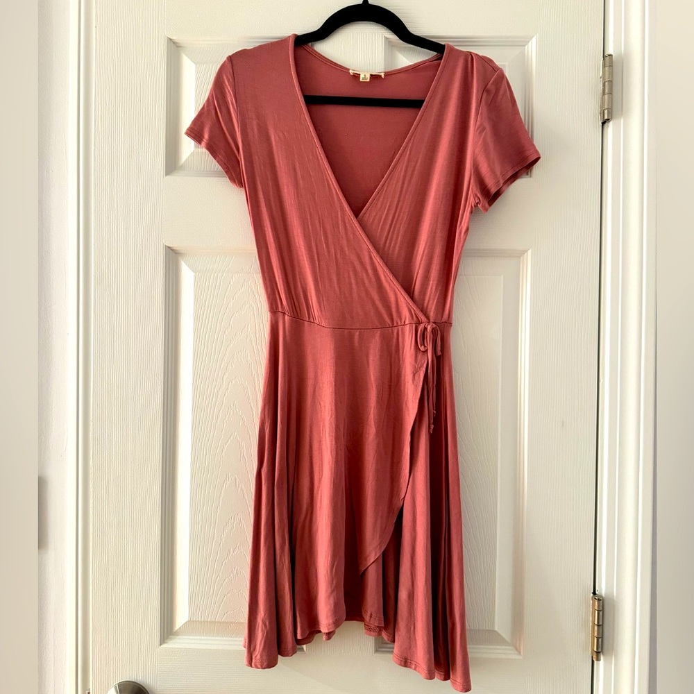 Gorgeous Pink Wrap Dress